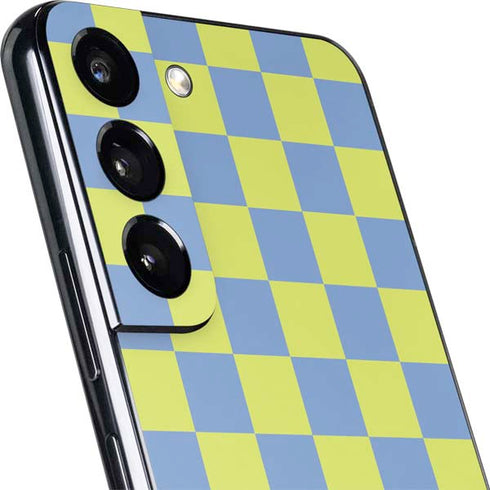 Neon Checkered Galaxy S22 Plus Skin